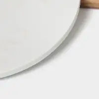 Набор для подачи сыра &laquo;Мрамор&raquo;, 2 ножа, доска, 24.5&times;16&times;1.5 см, акация