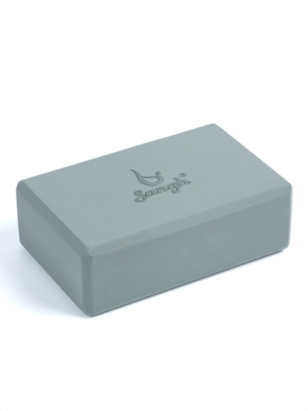 Блок для йоги 23 х 15 х 7,5 см, вес 120 гр, цвет серый Блок для йоги 23 х 15 х 7,5 см, вес 120 гр, цвет серый