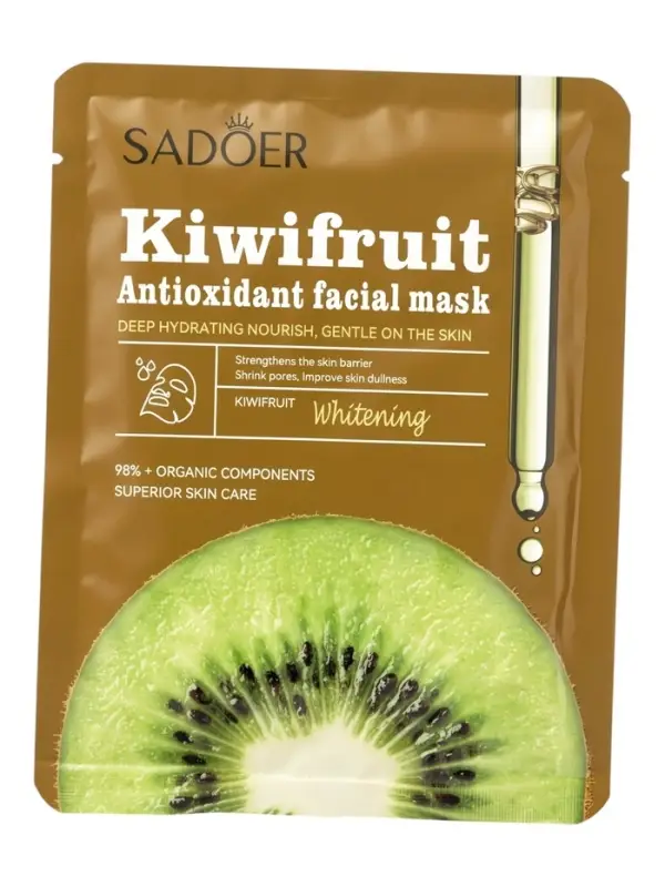 Маска тканевая увлажняющая для лица "Киви", 25 г