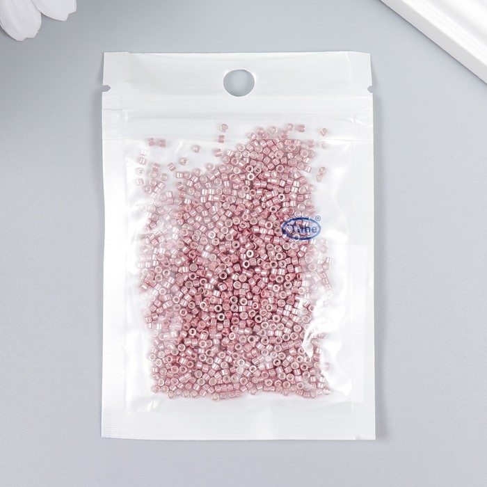 Бисер стекло 11/0  Бисер стекло 11/0 "Цилиндр. Розовое золото" 10 гр