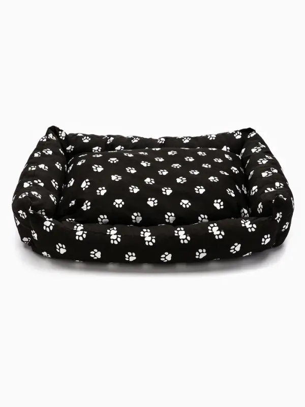 Лежанка для животных &laquo;Пухлик&raquo;, 68&times;52&times;16 см, чёрная