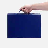 Коробка складная Holdfold, M, синяя Коробка складная Holdfold, M, синяя