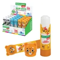 Клей карандаш BRAUBERG KIDS, 9 г, МИКС