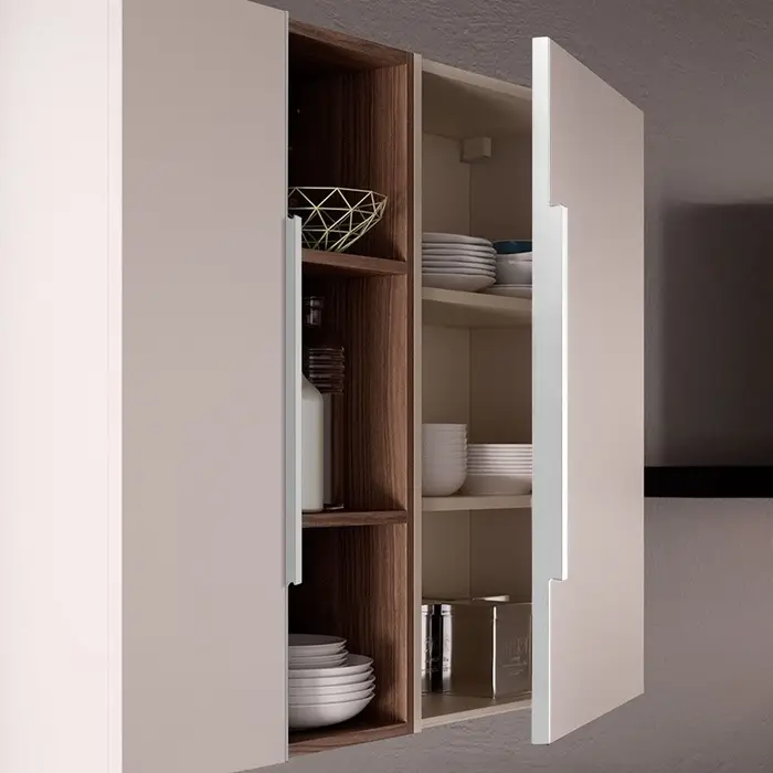 Ручка профильная мебельная торцевая CAPPIO RP100WH, L=800 мм, белая, 4 шт.