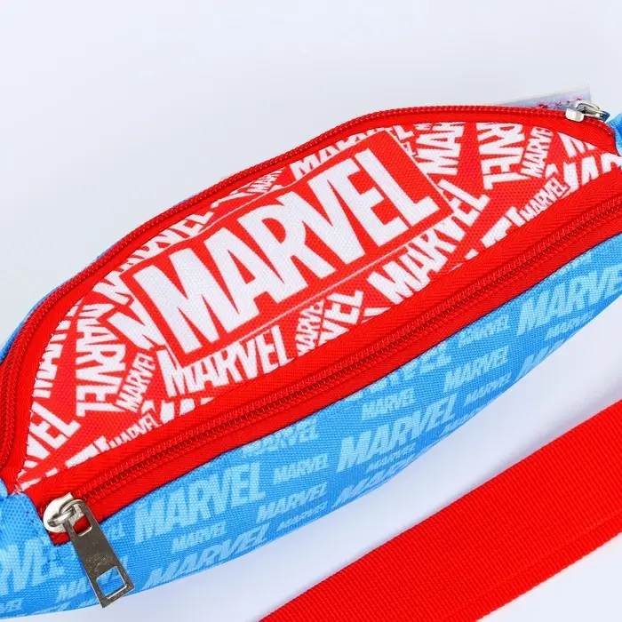 Сумка поясная детская для мальчика, 25&times;6&times;13 см, Мстители
