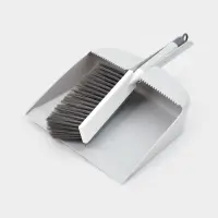 Набор для уборки: совок в комплекте с щёткой и встроенным водосгоном&laquo;Порядок&raquo;, 34&times;24&times;9 см, МИКС