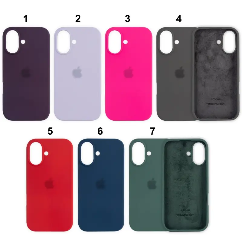 Чехол для iPhone 17 Silicone Сase APL WS (с лого)