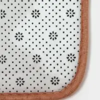 Коврики для ванной и туалета Доляна &laquo;Камни&raquo;, 2 шт., 40&times;50, 50&times;80 см, бежевые