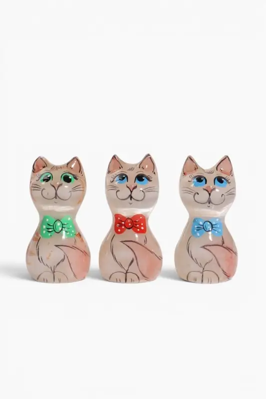 Фигурка &laquo;Кошечка мини&raquo;, 4.5&times;2.3 см, селенит, МИКС