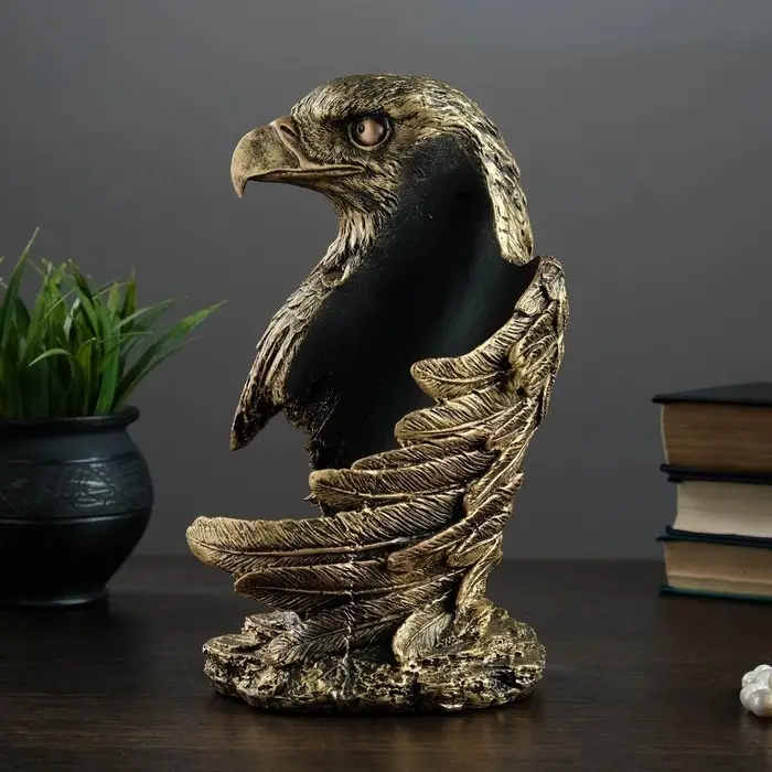 Подставка для бутылки &laquo;Орел&raquo;, под бронзу, 15&times;14&times;25 см