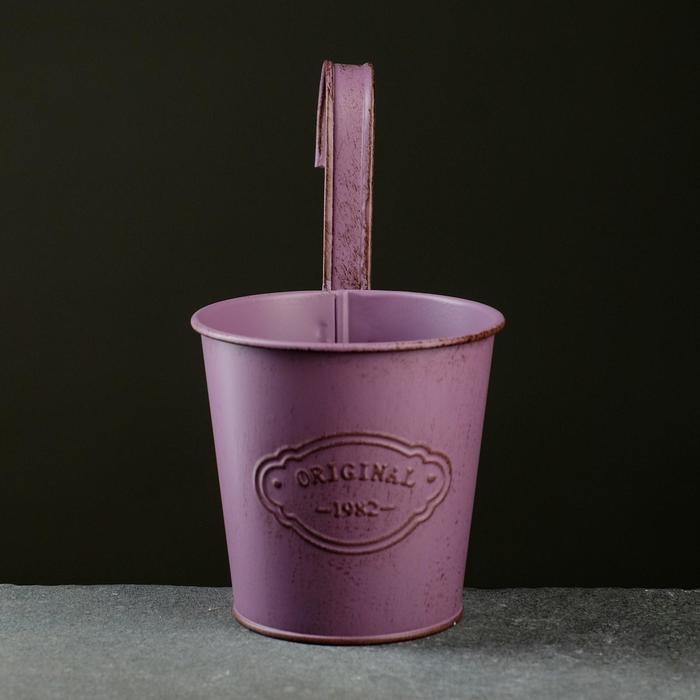 Кашпо подвесное «Ведерко Улла», 10×18 см, МИКС Кашпо подвесное «Ведерко Улла», 10×18 см, МИКС