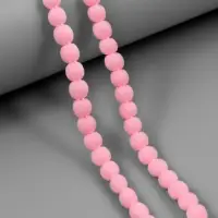 Тесьма декоративная с помпонами, 10 мм, 9.1&plusmn;0.5 м, розовая