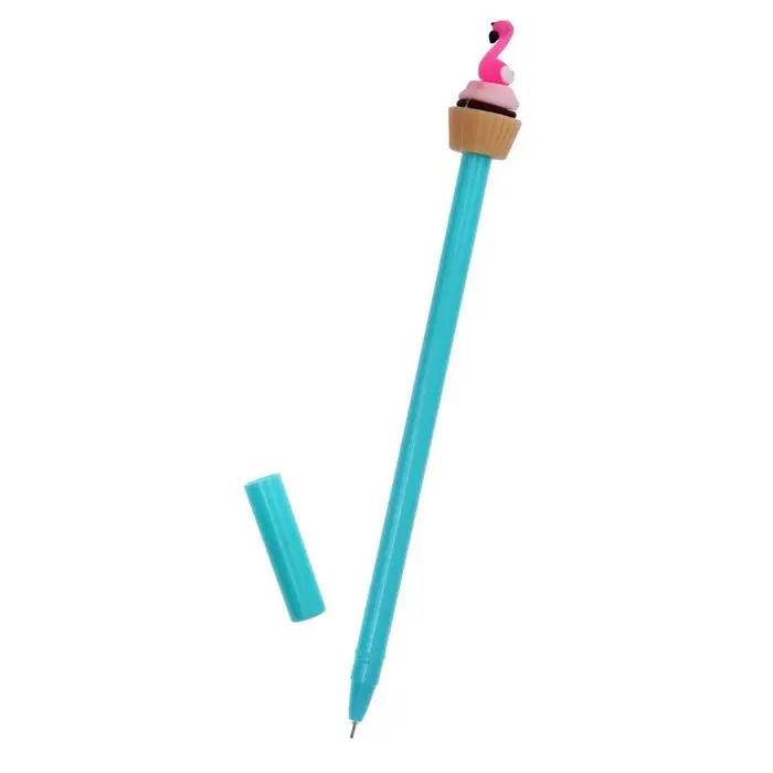 Ручка - прикол гелевая «Фламинго на кексе», МИКС Ручка - прикол гелевая «Фламинго на кексе», МИКС