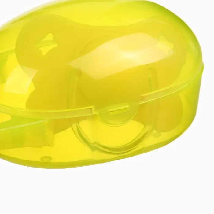 Контейнер для хранения и стерилизации детских сосок и пустышек, желтый