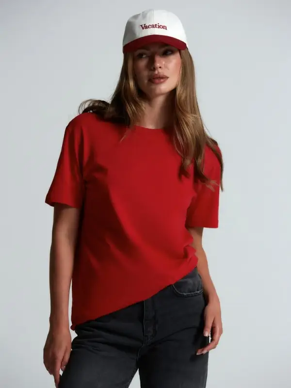 Футболка унисекс Streetwise, красная, размер S