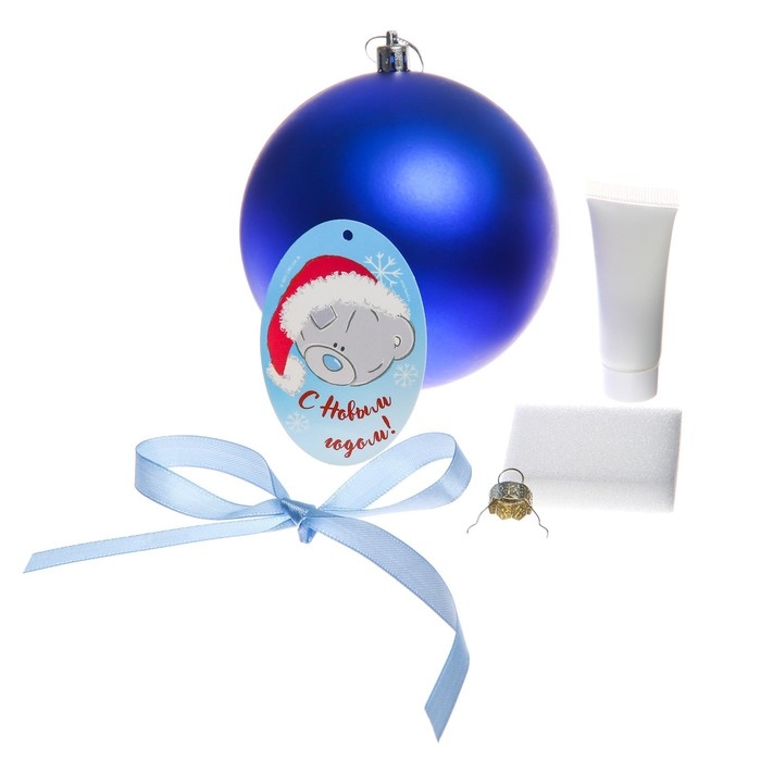 Ёлочный шар с отпечатком ручки «Новый год!», новогодний набор для творчества Ёлочный шар с отпечатком ручки «Новый год!», новогодний набор для творчества