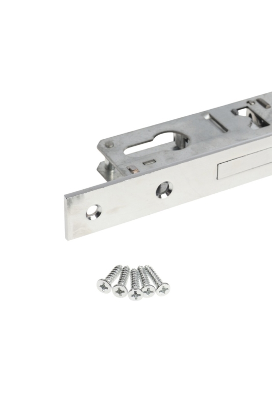 Замок врезной LOCKLAND, узкопрофильный, без ручек, Backset 25 мм, под ц/м, м/о 85 мм