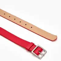 Ремень жен 05-01-02-01, Июнь2508, 3*0,3*110 см, без винта, пряж мат металл, 1 прокол, красн 109031 Ремень жен 05-01-02-01, Июнь2508, 3*0,3*110 см, без винта, пряж мат металл, 1 прокол, красн 109031