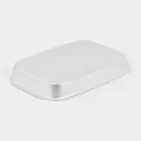 Противень, 4.5 л, 42.4&times;28.4 см, h=5.5 см, листовой алюминий 1.5 мм, серебристый