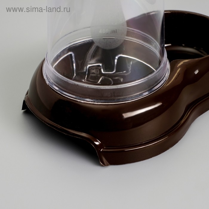 Автопоилка/автокормушка 0,6 л, шоколадная Автопоилка/автокормушка 0,6 л, шоколадная