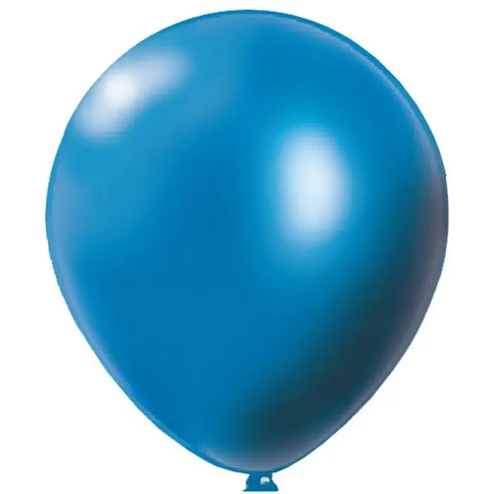 Шар латексный 5 Шар латексный 5" синий, металлик, набор 50 шт.