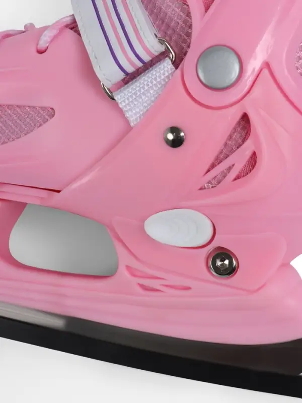 Коньки детские раздвижные BlackAqua, р. 26-29, для фитнеса, розовые Коньки детские раздвижные BlackAqua, р. 26-29, для фитнеса, розовые