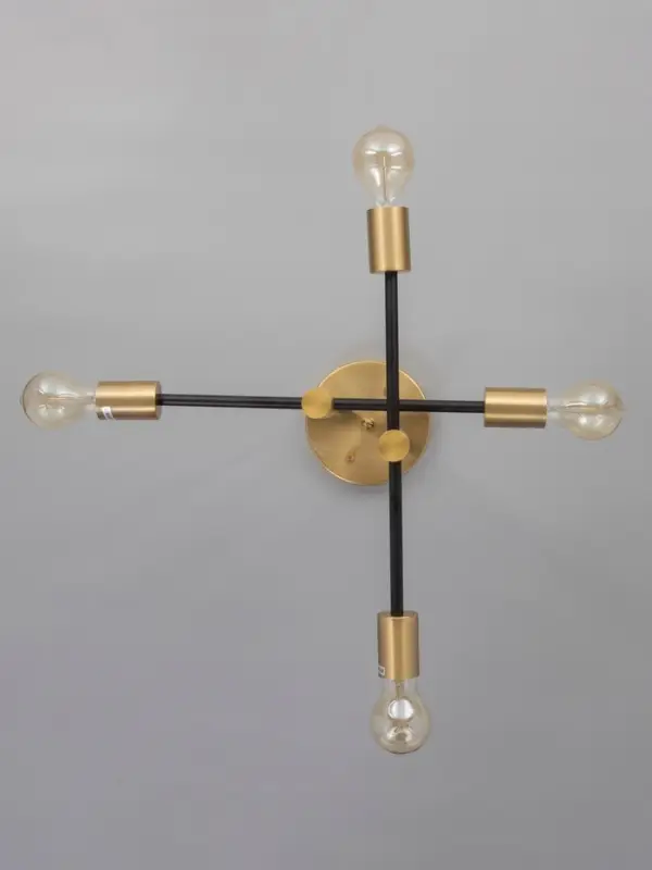 Люстра &laquo;Лора&raquo; 4&times;40 Вт Е27 латунь 58&times;58&times;37 см