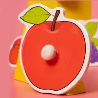 Рамка - вкладыш Лесная мастерская &laquo;Подбери картинку. Ягоды - фрукты&raquo;, 7 деталей