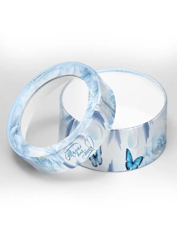 Коробка тубус с окном «Только для тебя», 12 х 12 х 5 см