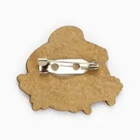 Значок деревянный &laquo;Голубь&raquo;, 3.2&times;3 см