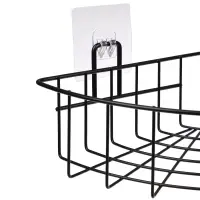 VETTA Полка настенная, угловая, металл, 30,5x22x8 см, черный