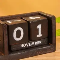 Вечный календарь &laquo;Абориген&raquo;, 14&times;20&times;8 см, дерево, МИКС