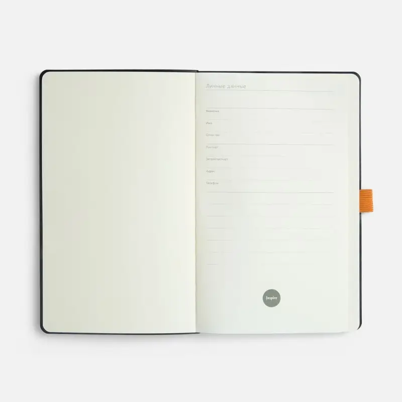 Ежедневник Lungo, недатированный, оранжевый Ежедневник Lungo, недатированный, оранжевый