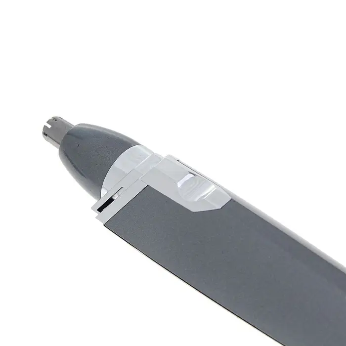 Триммер для волос Luazon LTRI-01, для носа и ушей, от батареек 1хАА, серый