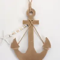 Сувенир интерьерный &laquo;Якорь в песке&raquo; 31.5&times;4&times;45 см, синий
