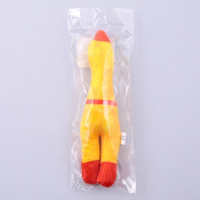 Игрушка для собак с пищалкой «Курица» из текстиля, 21 х 6,8 см Игрушка для собак с пищалкой «Курица» из текстиля, 21 х 6,8 см