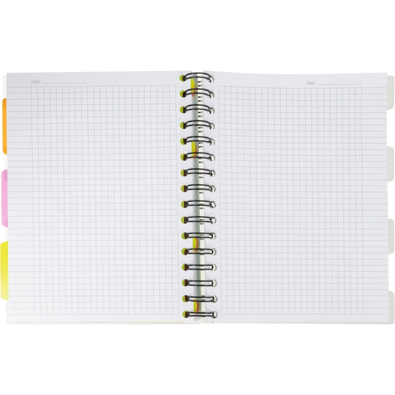 Бизнес-тетрадь 140л,кл,А5,SPIRAL BOOK Салатовый,евросп,обл.пл,раздел.84108