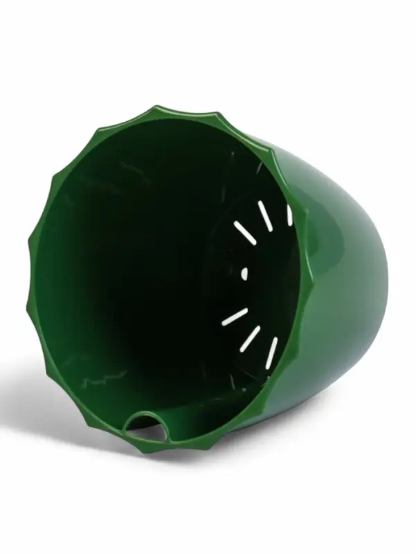 Горшок "ФЛЮТЕ" 1,9 л, D-16 см, h-14,5 см, цвет малахит