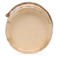 Ведро для бани и сауны, 7 л, липа, оцинкованная вставка, ручка - верёвка, &laquo;Добропаровъ&raquo;