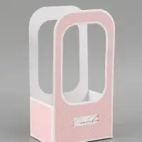 Коробка - переноска для цветов &laquo;С любовью&raquo;, 17&times;12&times;32 см