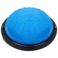 Полусфера BOSU гимнастическая ONLYTOP, массажная, с насосом, 46&times;20 см, синяя