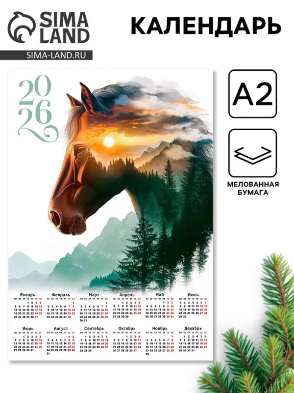 Календарь 2026 &laquo;Природа внутри&raquo;, А2