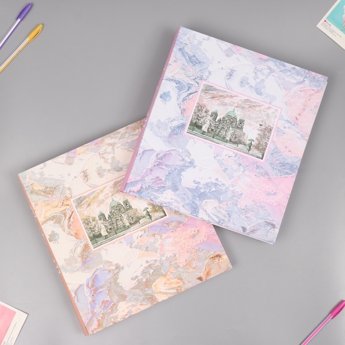 Фотоальбом на 800 фото 10х15 см Фотоальбом на 800 фото 10х15 см "Прогулка у собора" в коробке МИКС 5,5х30,5х33,5 см