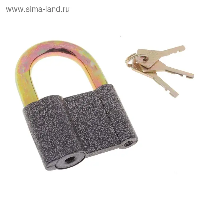 Замок навесной, 68&times;94 мм, 3 ключа