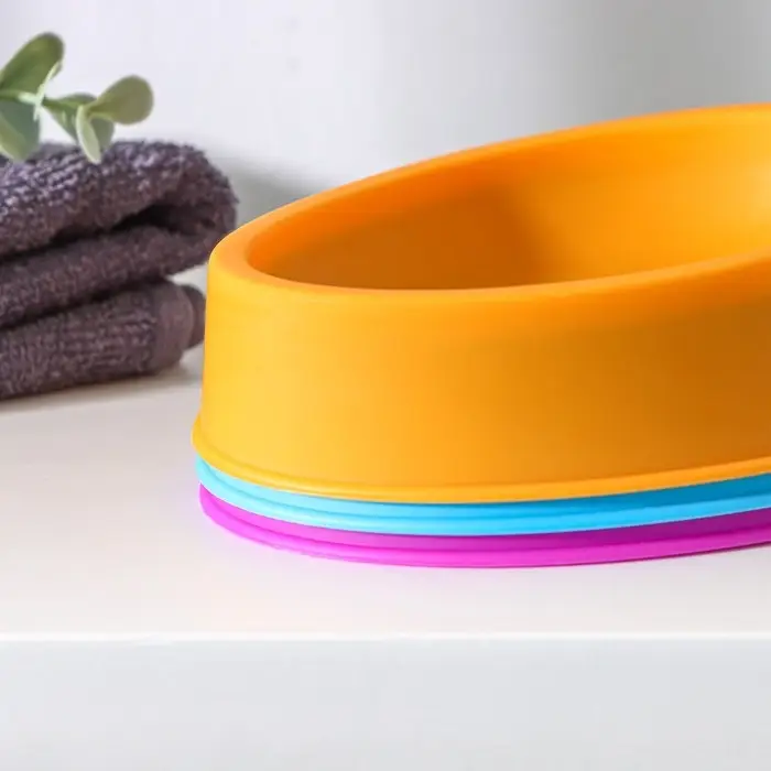 Мыльница «Улыбка», пластик, 15×11×4.5 см, МИКС