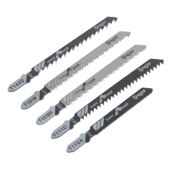 Универсальный набор пилок для лобзиков ТУНДРА, по дереву и металлу, 5 шт. Универсальный набор пилок для лобзиков ТУНДРА, по дереву и металлу, 5 шт.