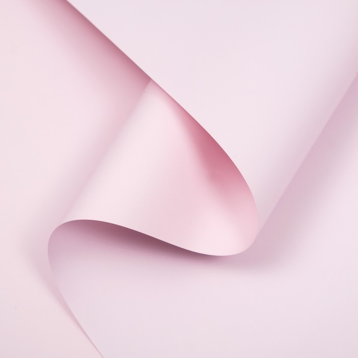 Пленка для цветов тонированная, матовая, нежная сирень, 0,5 х 10 м, 65 мкм Пленка для цветов тонированная, матовая, нежная сирень, 0,5 х 10 м, 65 мкм