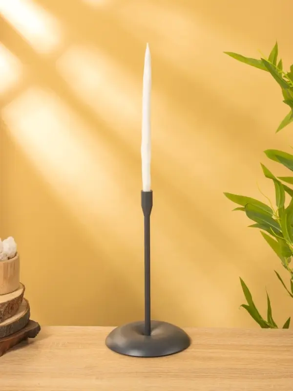 Подсвечник "Аскет" черный 14х14х25,5 см