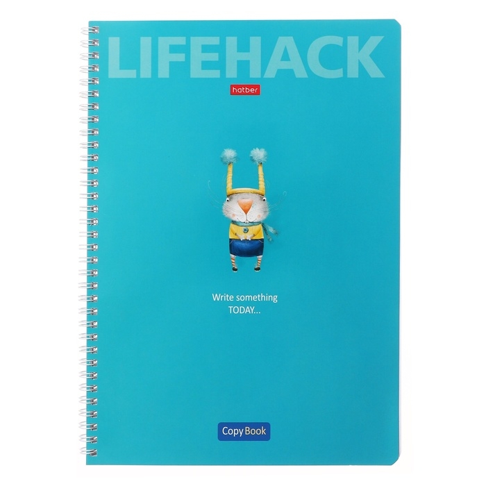 Тетрадь А4, 96 листов в клетку на гребне Тетрадь А4, 96 листов в клетку на гребне "Смекалки", обложка мелованный картон, блок офсет, МИКС