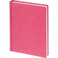 Ежедневник недатированный А5+, 136л, VELVET розовый  3-115/20
